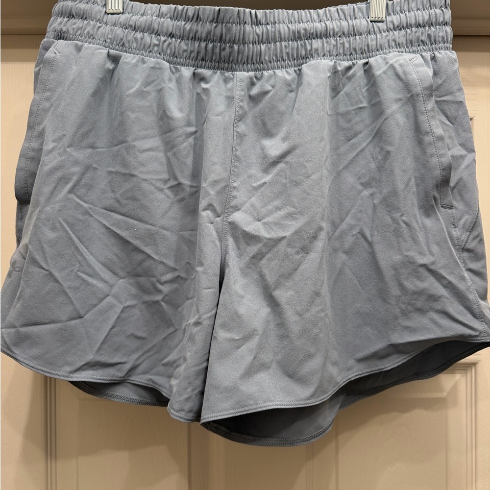 Women’s Athletic Running Shorts - Light Gray